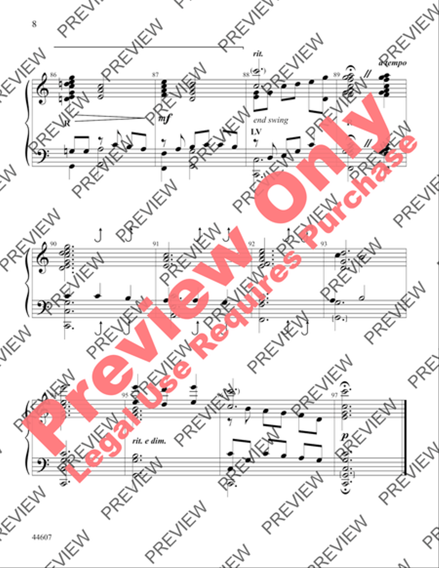 Oh, How Jesus Loves Me Oh, How Jesus Loves Me Handbell Choir scores gallery preview page 8