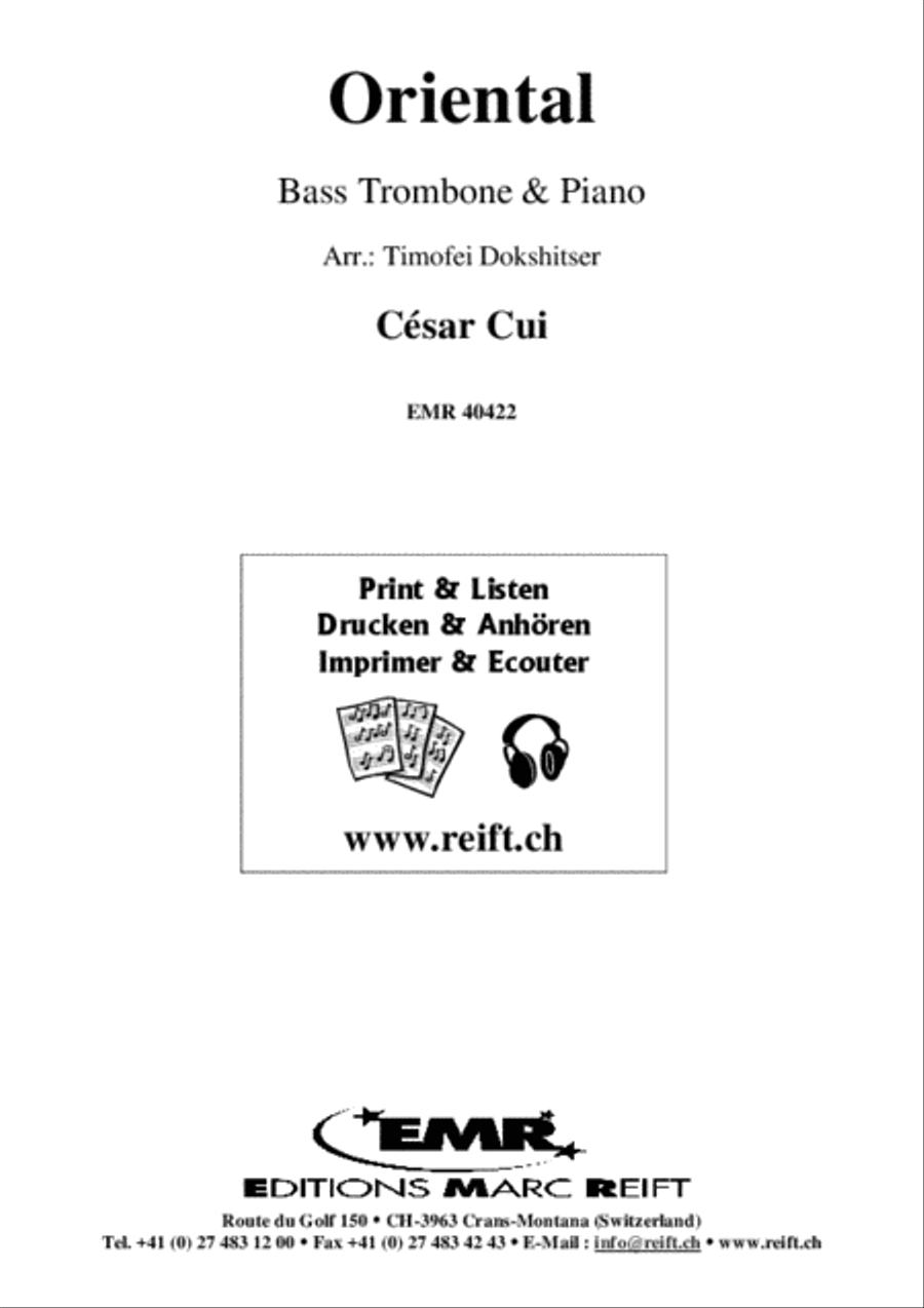 Oriental Oriental Bass Trombone scores gallery preview page 2