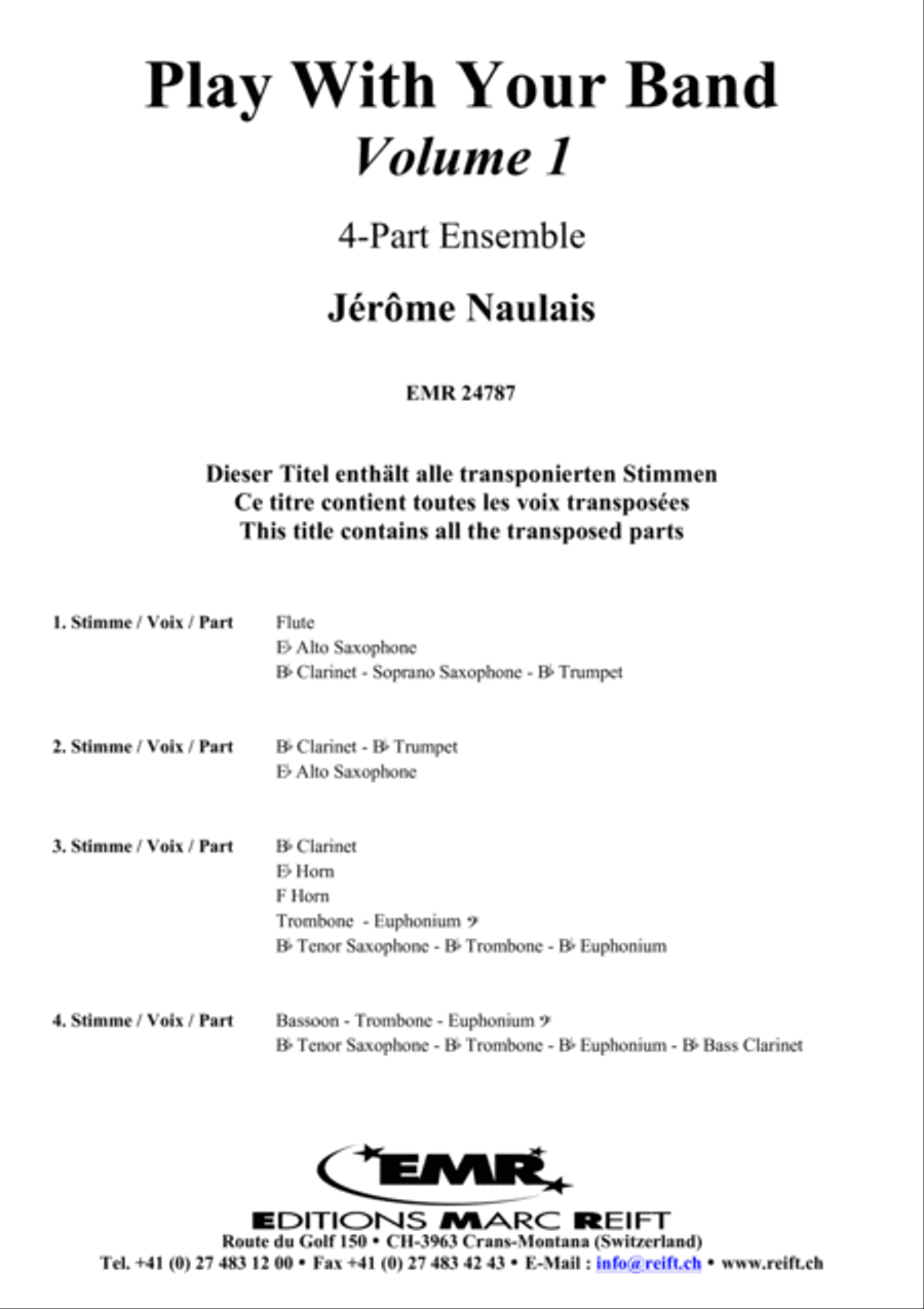 Play With Your Band Volume 1 Brass Ensemble scores gallery preview page 3