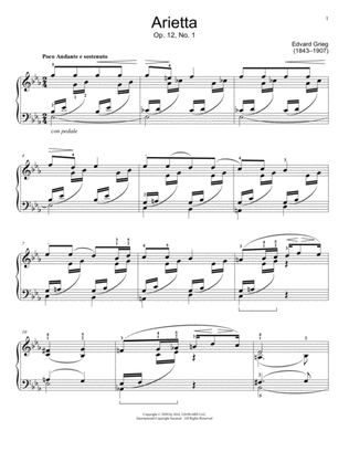 Arietta, Op. 12, No. 1