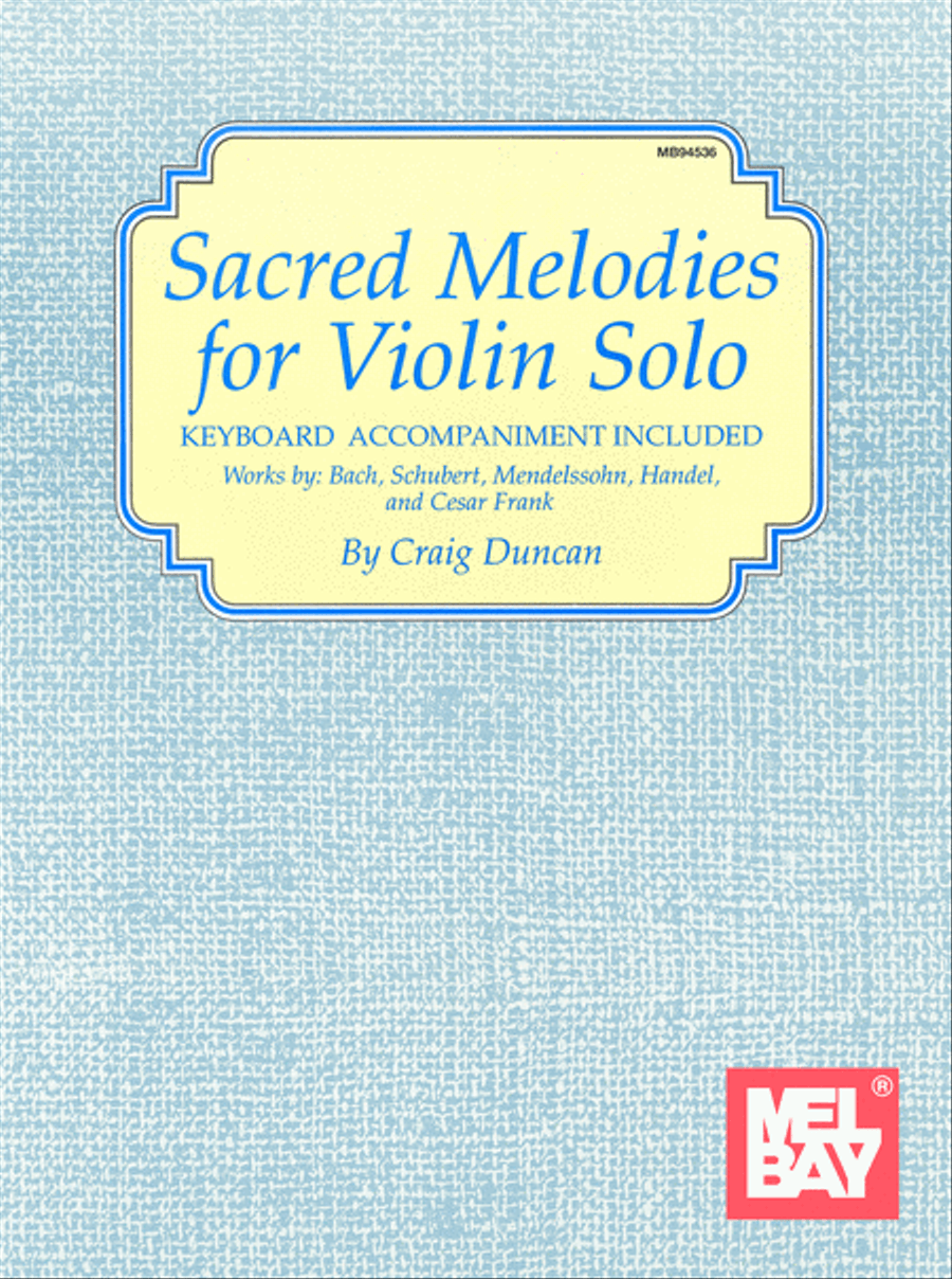 Sacred Melodies for Violin Solo Violin Solo scores gallery preview page 1