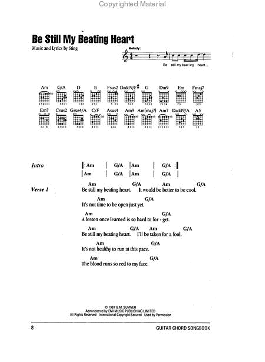 Sting Guitar scores gallery preview page 2