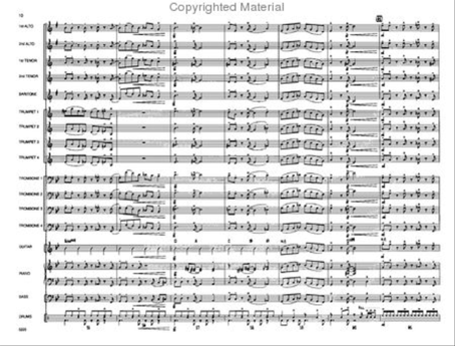 Impact Zone Impact Zone Jazz Ensemble scores gallery preview page 9