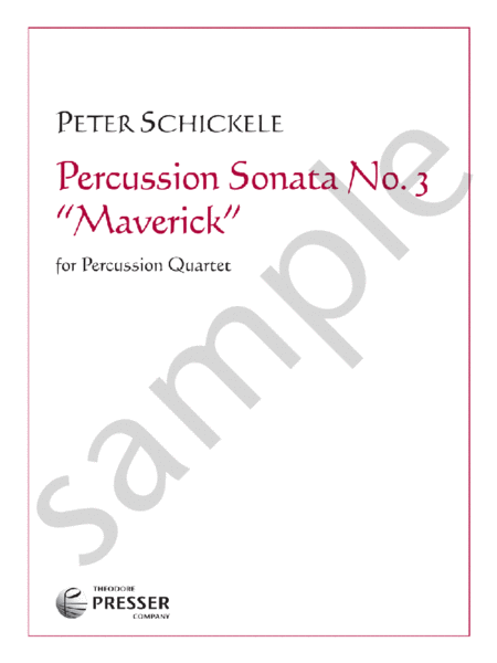 Percussion Sonata No. 3 "Maverick"
