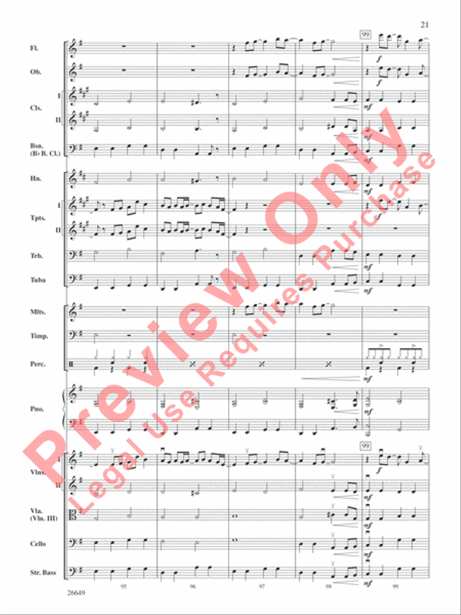 The Best of Green Day Full Orchestra scores gallery preview page 22