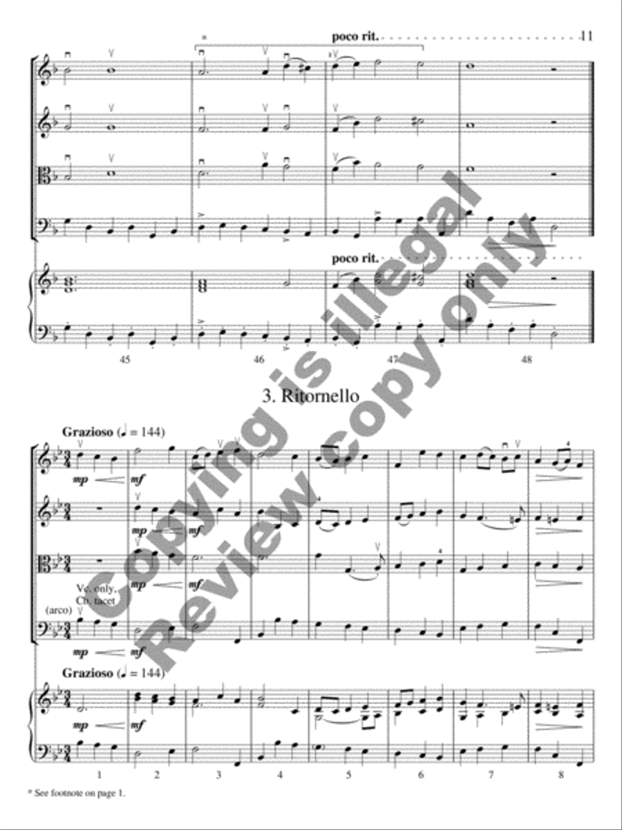 Handel Album: A Suite of Five Pieces String Orchestra scores gallery preview page 7