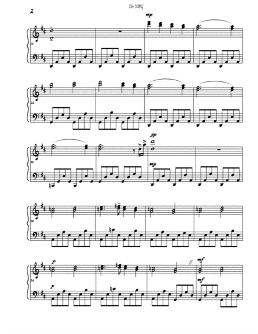 1st Song Piano Method scores gallery preview page 2