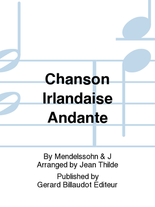 Book cover for Chanson Irlandaise Andante