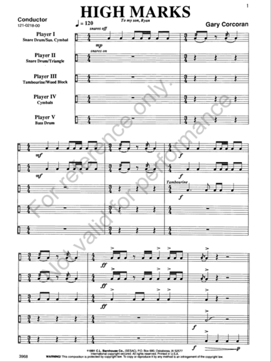 High Marks High Marks Percussion Ensemble scores gallery preview page 2