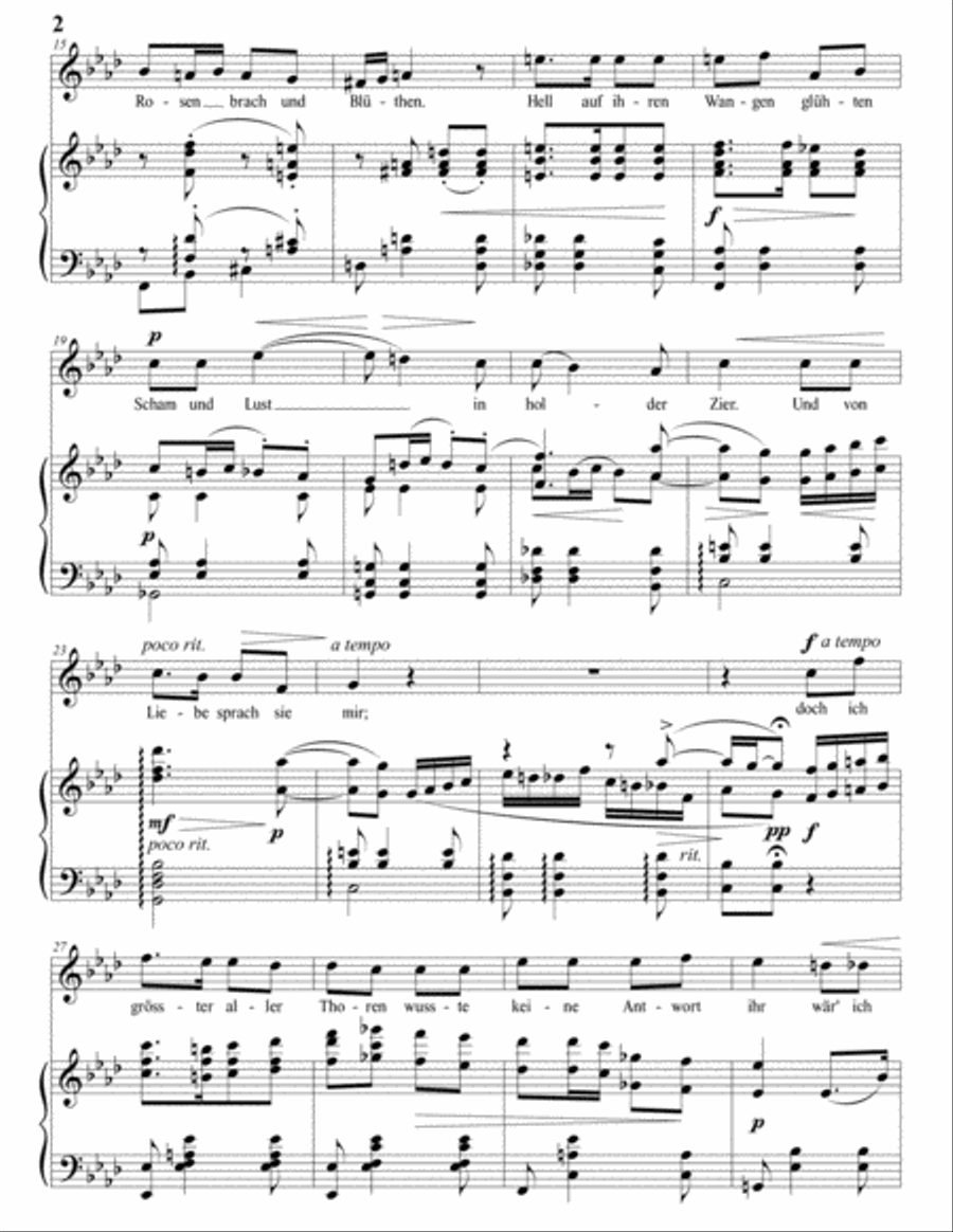 WOLF: Wer sein holdes Lieb verloren (transposed to F minor) Voice scores gallery preview page 3