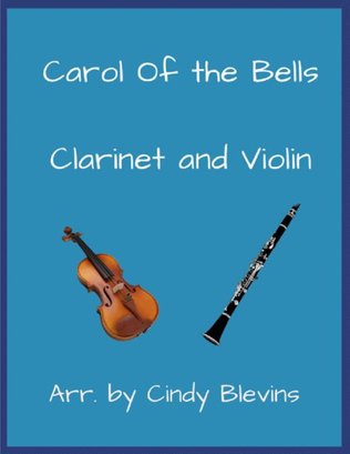 Carol of the Bells, Clarinet and Violin