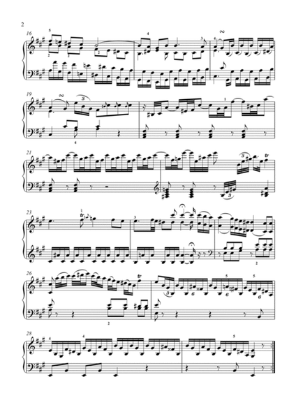 Haydn-Piano Sonata in A major,Hob.XVI.26(Piano solo) image number null