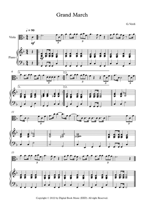 Grand March (Aida) - Giuseppe Verdi (Viola + Piano)