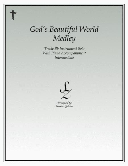 God's Beautiful World Medley (treble Bb instrument solo) image number null