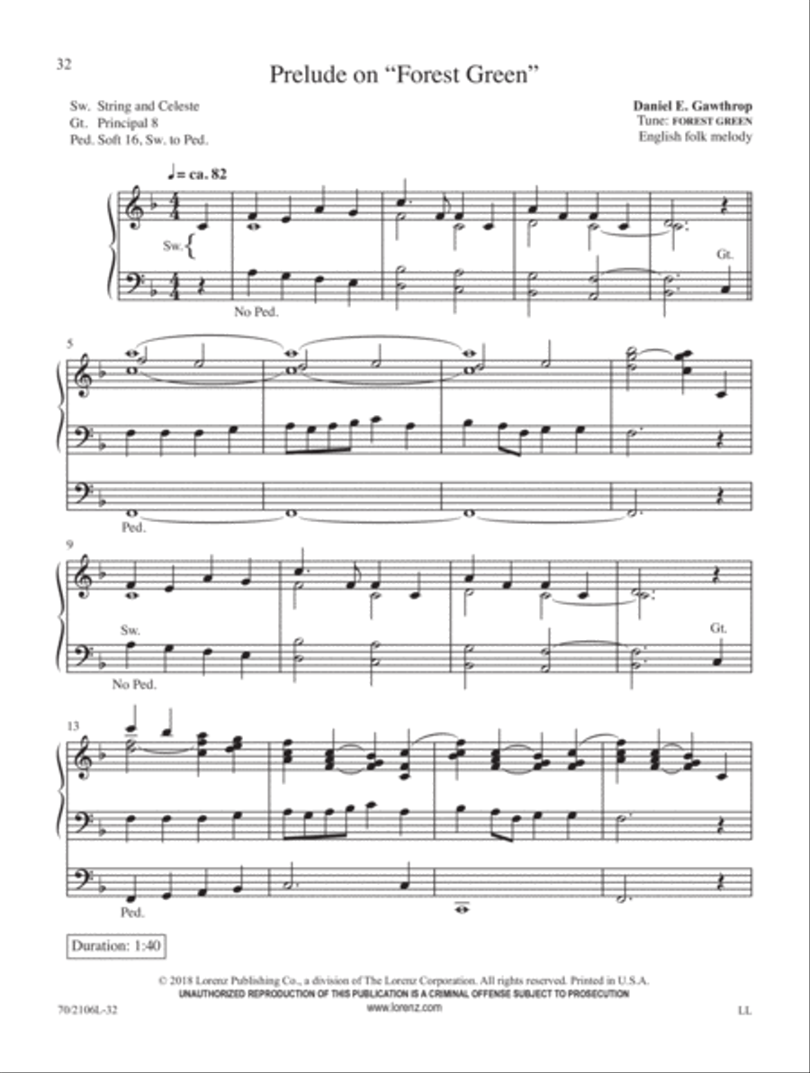 Joy to the World Organ Solo scores gallery preview page 8