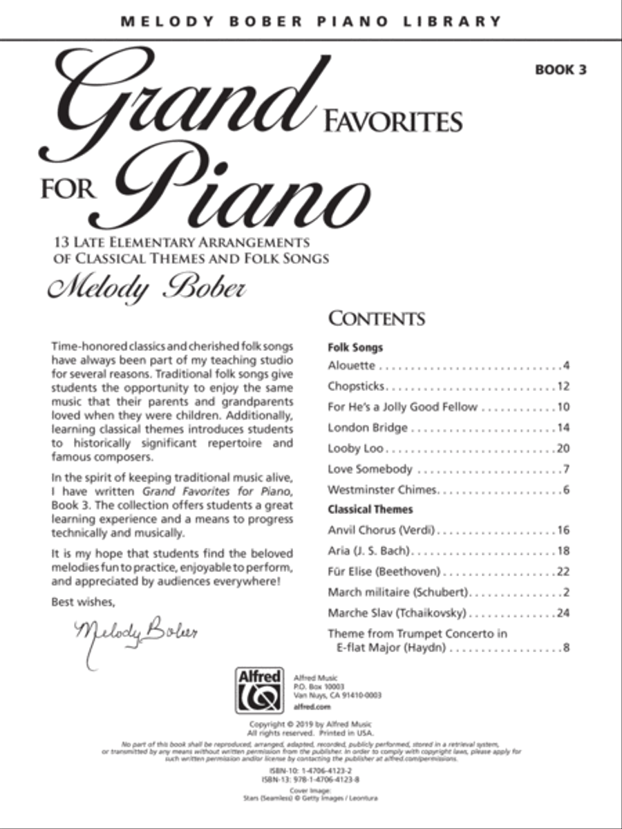 Grand Favorites for Piano