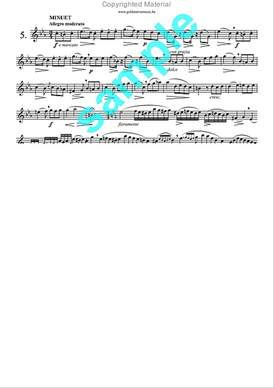 12 Grands Caprices op. 32 for horn School and Community scores gallery preview page 6