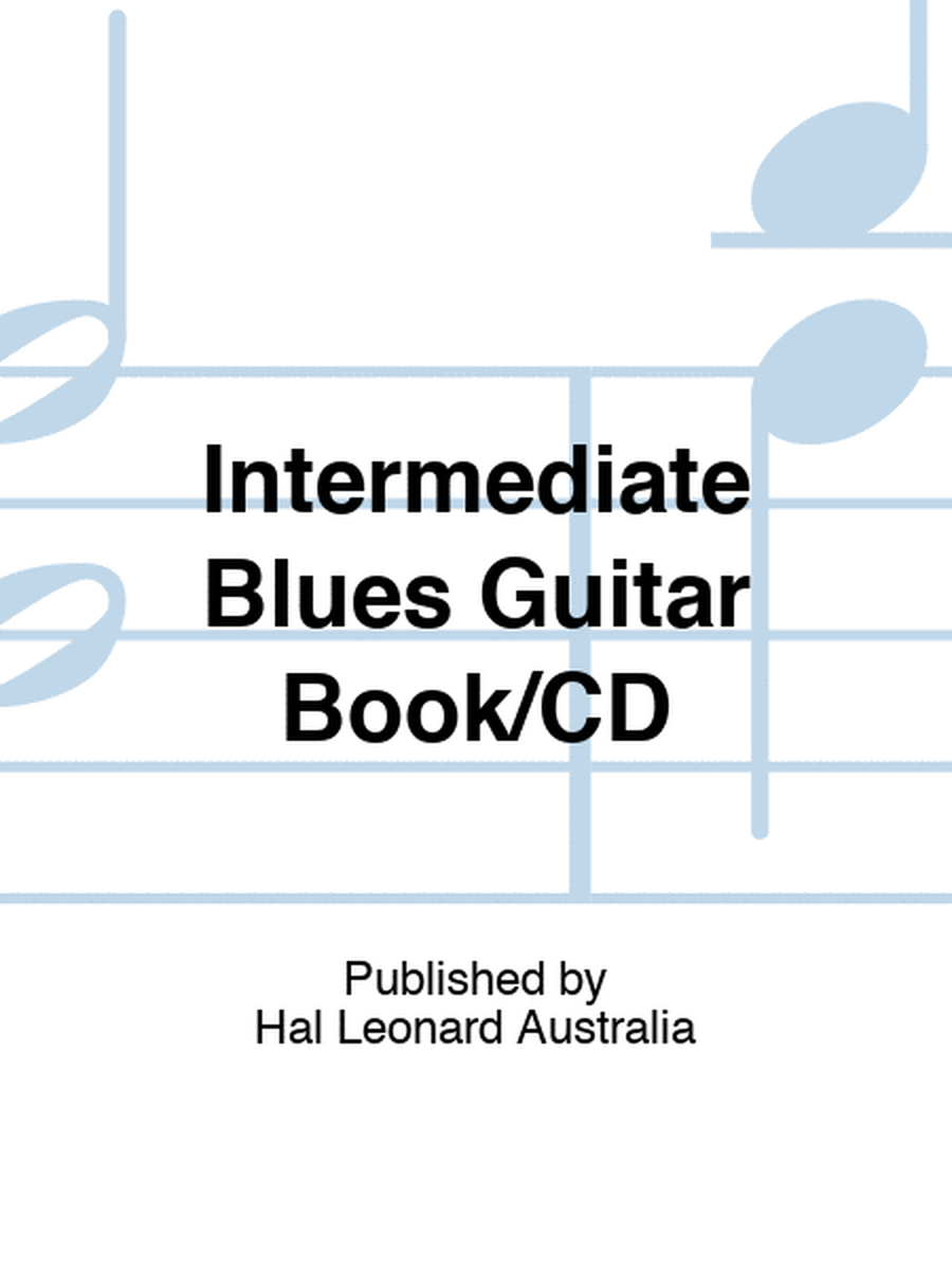 Intermediate Blues Guitar Book/CD