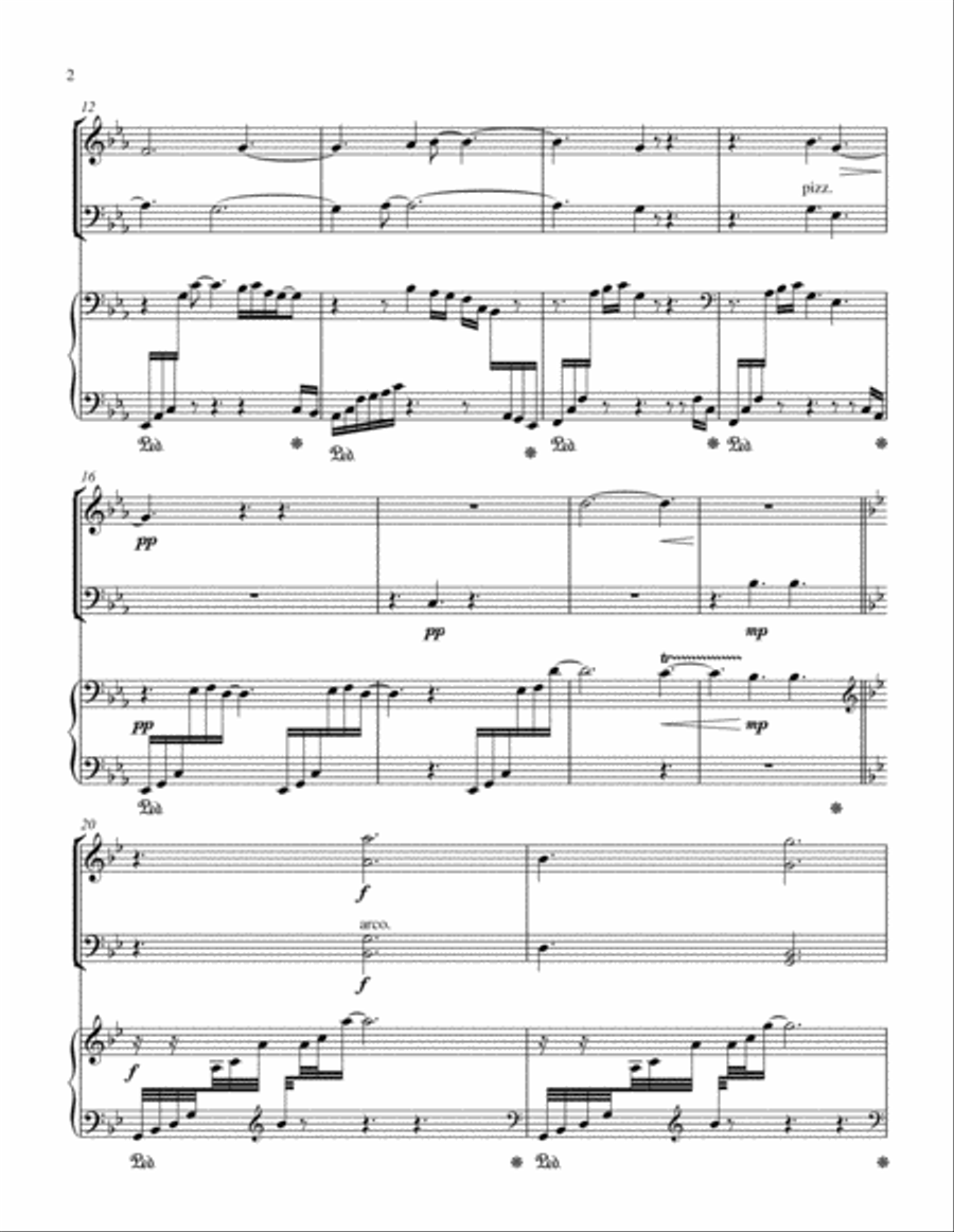 Oceanic Reflections Piano Trio scores gallery preview page 2
