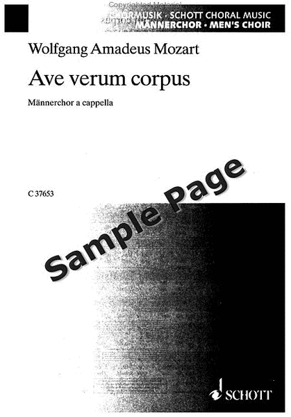 Ave Verum Corpus, K618
