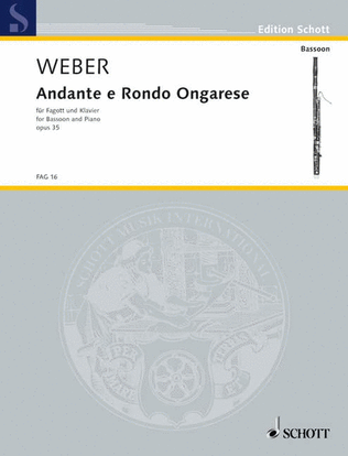 Book cover for Andante e Rondo Ongarese