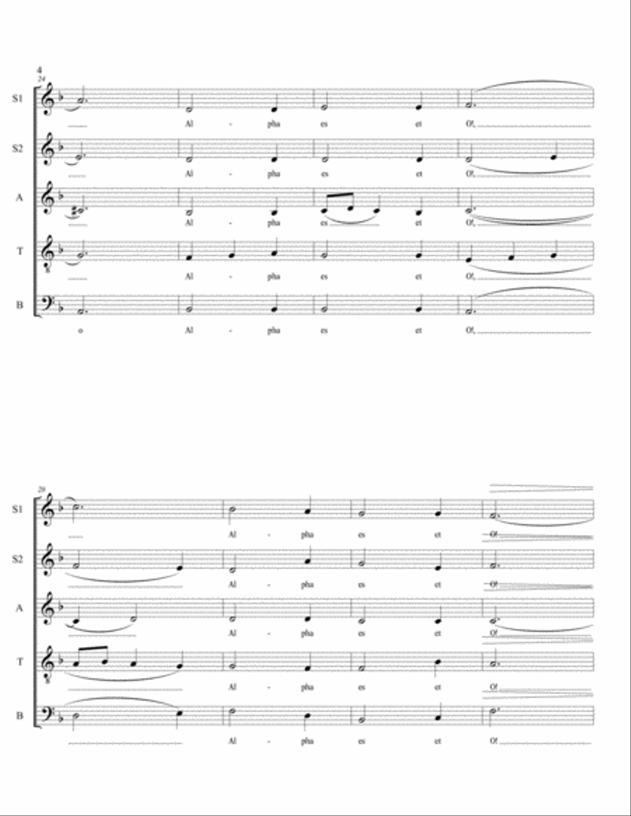 In dulci Jubilo Divisi scores gallery preview page 4