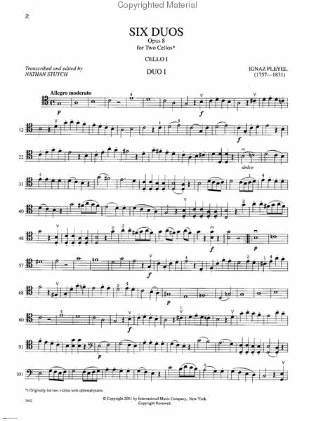 Six Duos, Originally For Two Violins