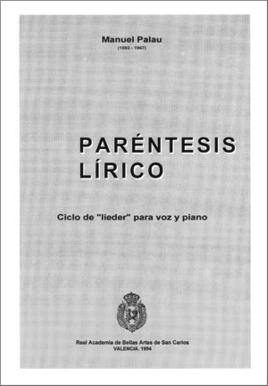 Parentesis Lirico Voice scores gallery preview page 1