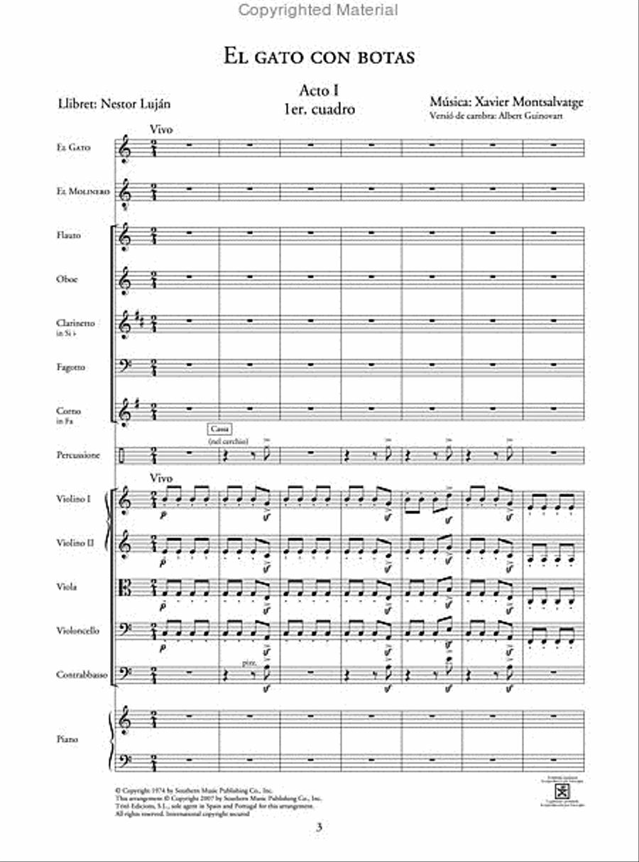 El gato con botas School and Community scores gallery preview page 2
