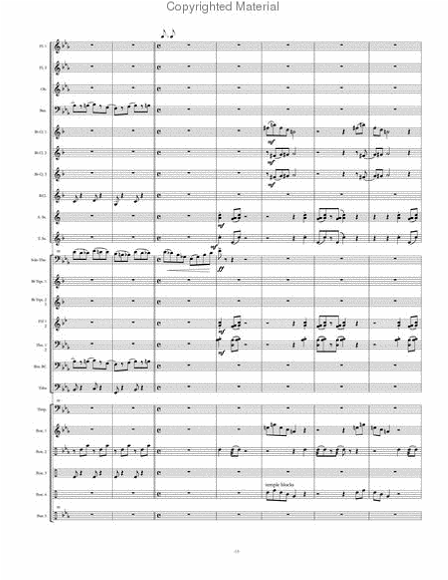 Seminar Concert Band scores gallery preview page 14