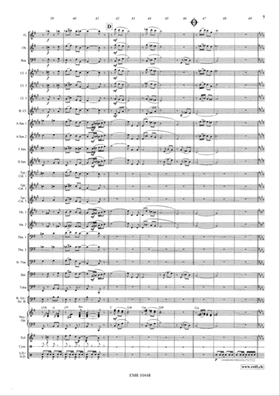 Cossack Ride Concert Band scores gallery preview page 8