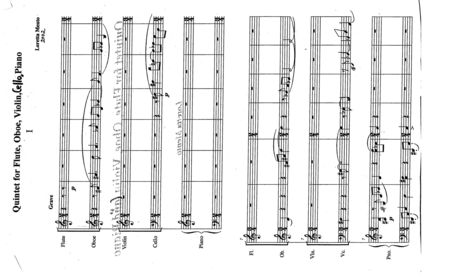 Quintet for Flute, Oboe, Violin, Cello, and Piano