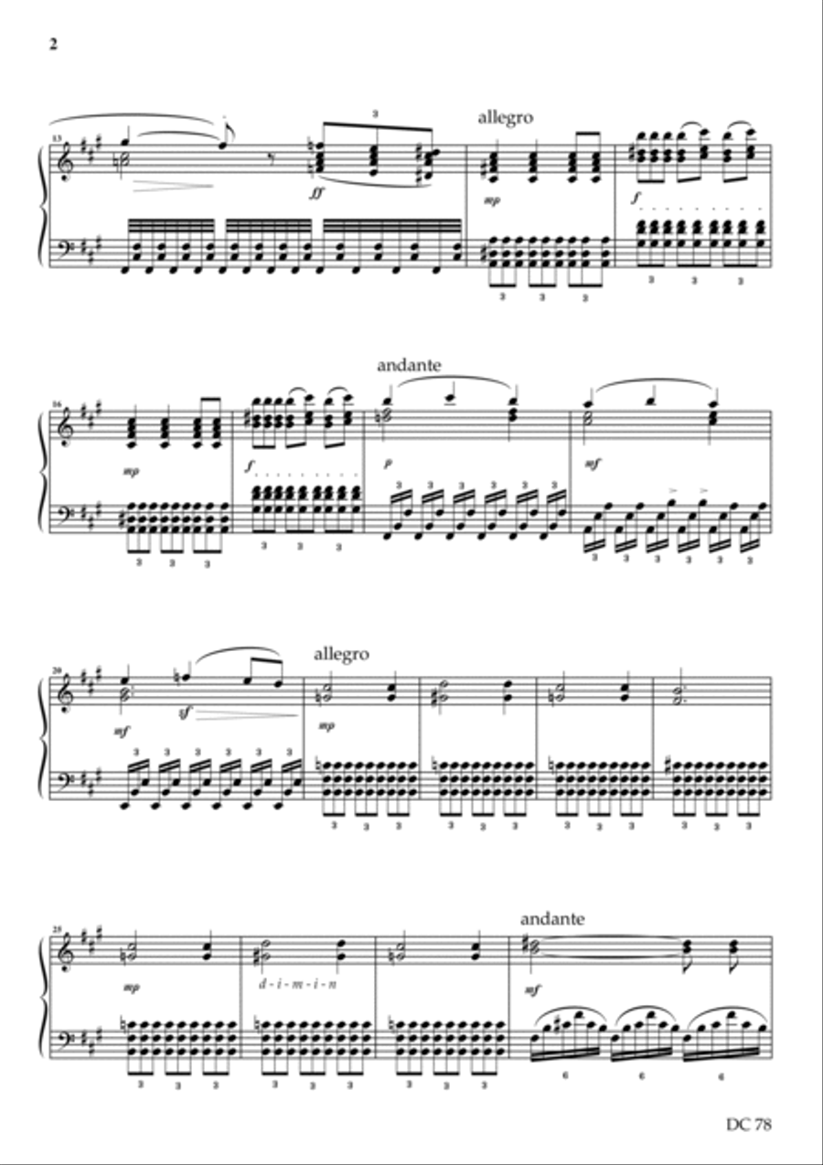 Three Impressionist Sketches Piano Solo scores gallery preview page 2