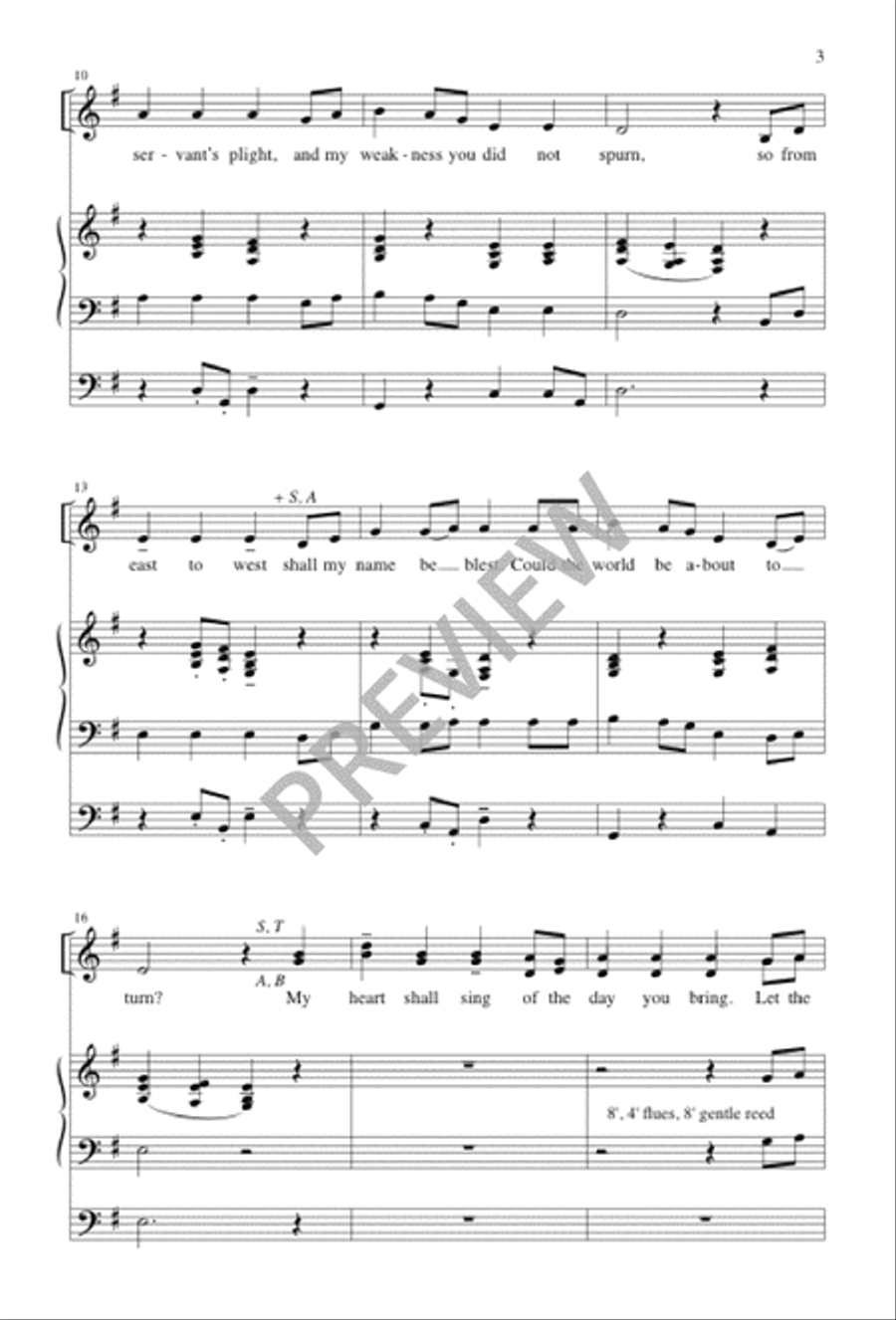 Canticle of the Turning 4-Part scores gallery preview page 3