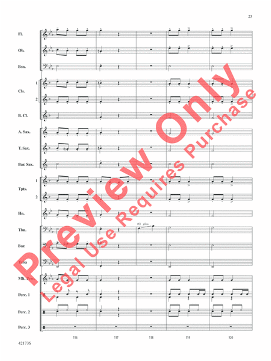 Jingle Band! Concert Band scores gallery preview page 26