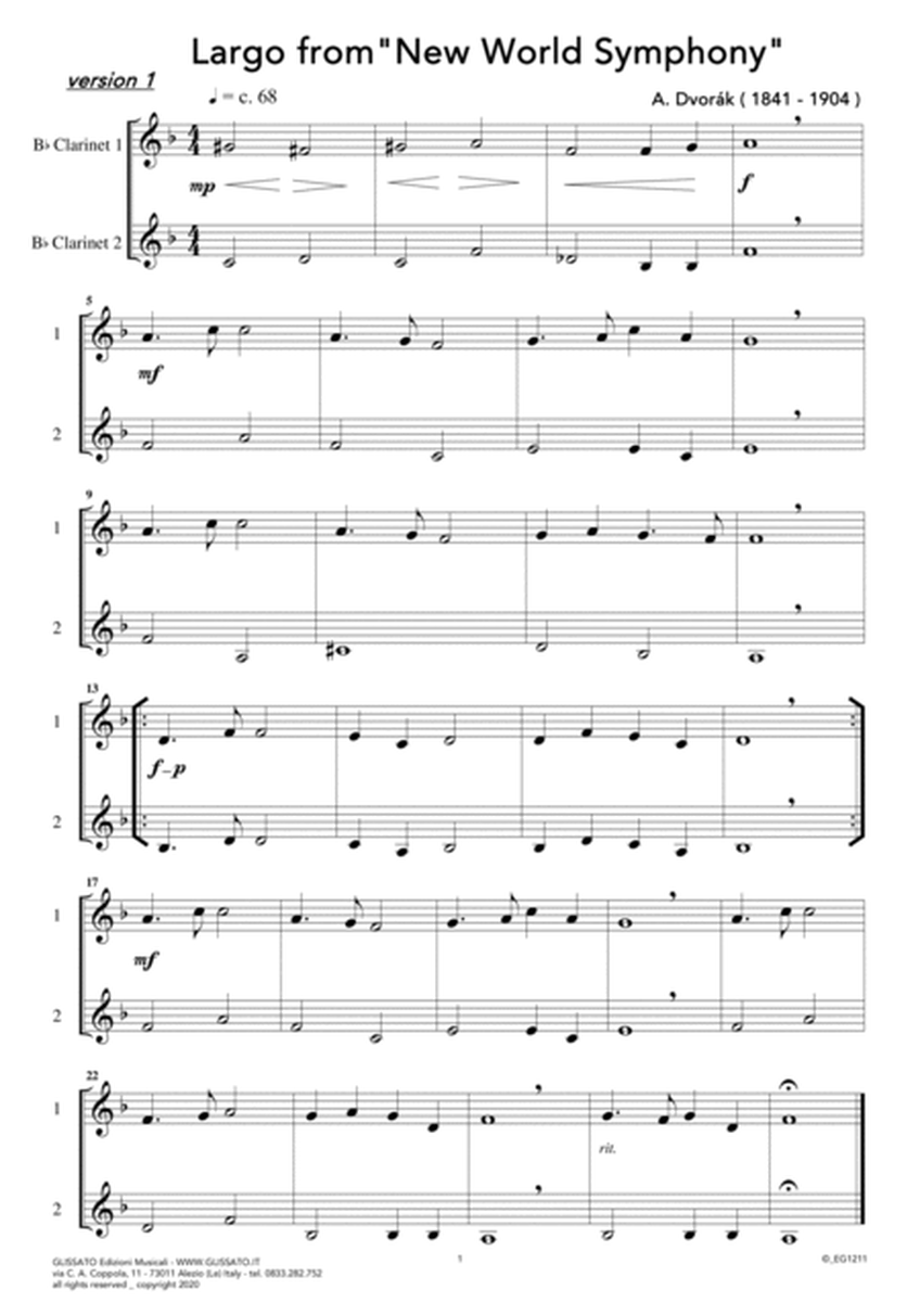 10 Romantic Pieces - Clarinet Duet image number null