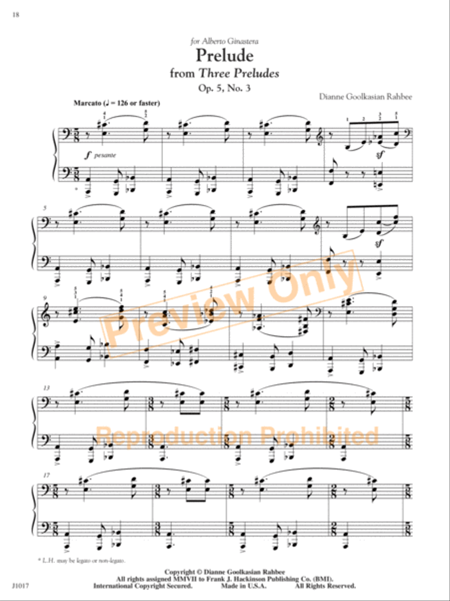 Preludes Piano Solo scores gallery preview page 4