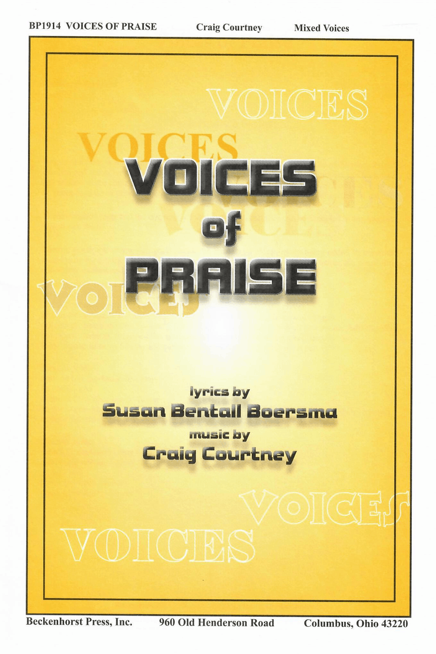 Book cover for Voices of Praise