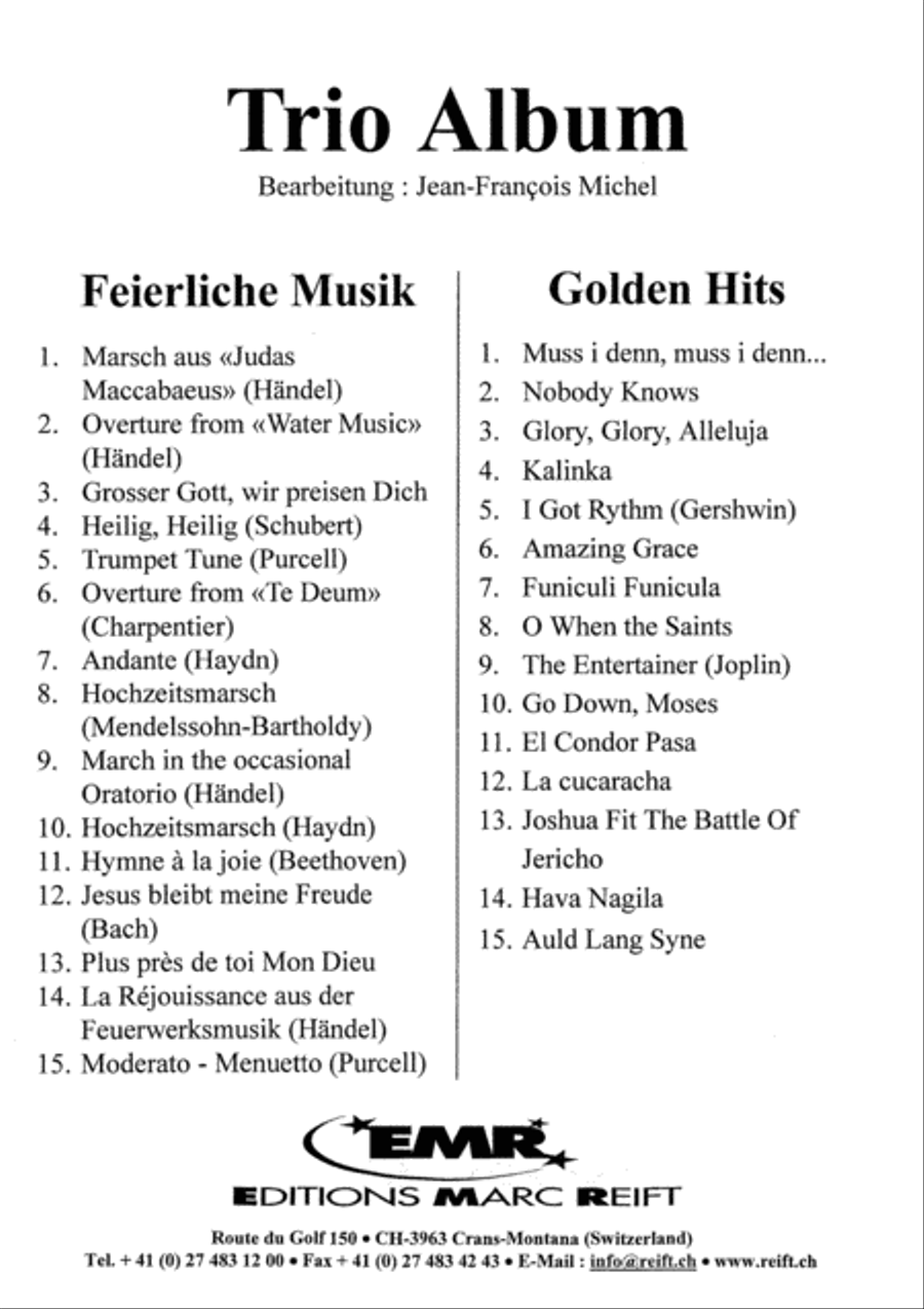 Golden Hits Euphonium Trio scores gallery preview page 18