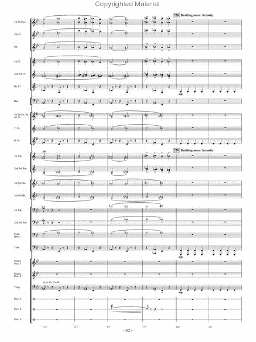 From the Eye of the Storm Concert Band scores gallery preview page 41