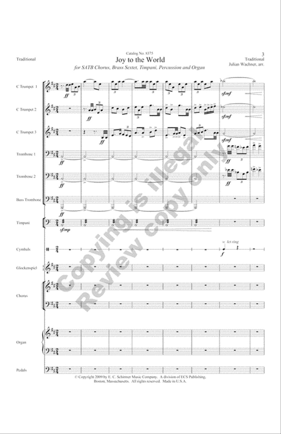 The Snow Lay On the Ground!: Nine Festive Carol Settings (Complete Compilation Full Score) Choir scores gallery preview page 51