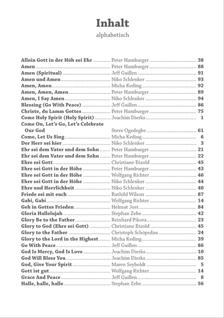 Glory to God! Gospel liturgisch. Voice scores gallery preview page 15