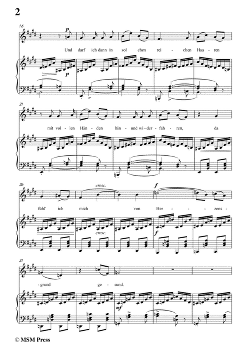 Schubert-Versunken,in E Major,for Voice&Piano