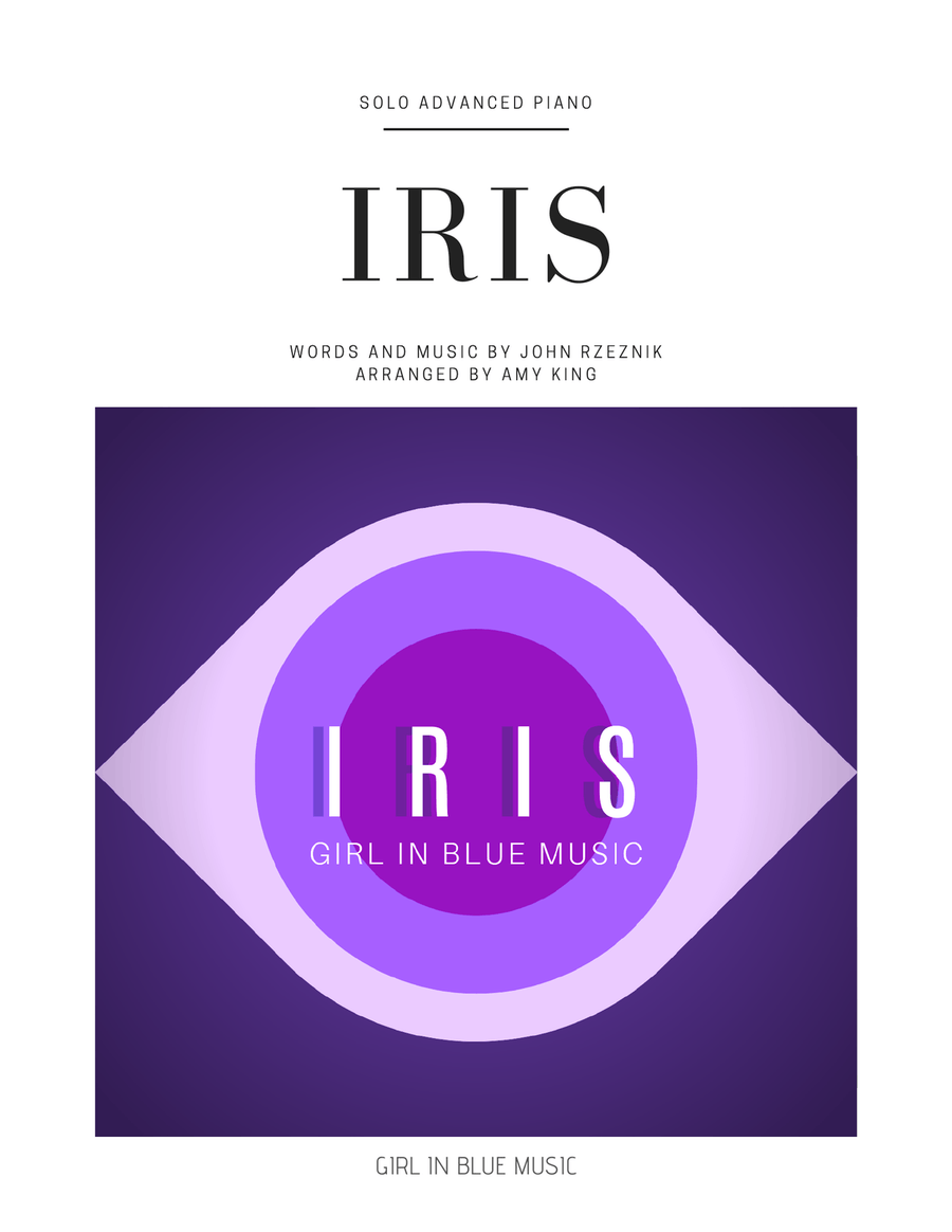 Iris Piano Solo scores gallery preview page 1