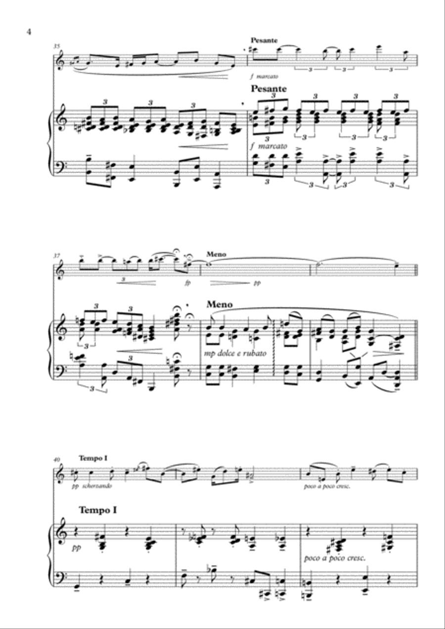 Kleine Suite für Klarinette und Klavier (Little Suite for Clarinet and Piano) Clarinet Solo scores gallery preview page 5