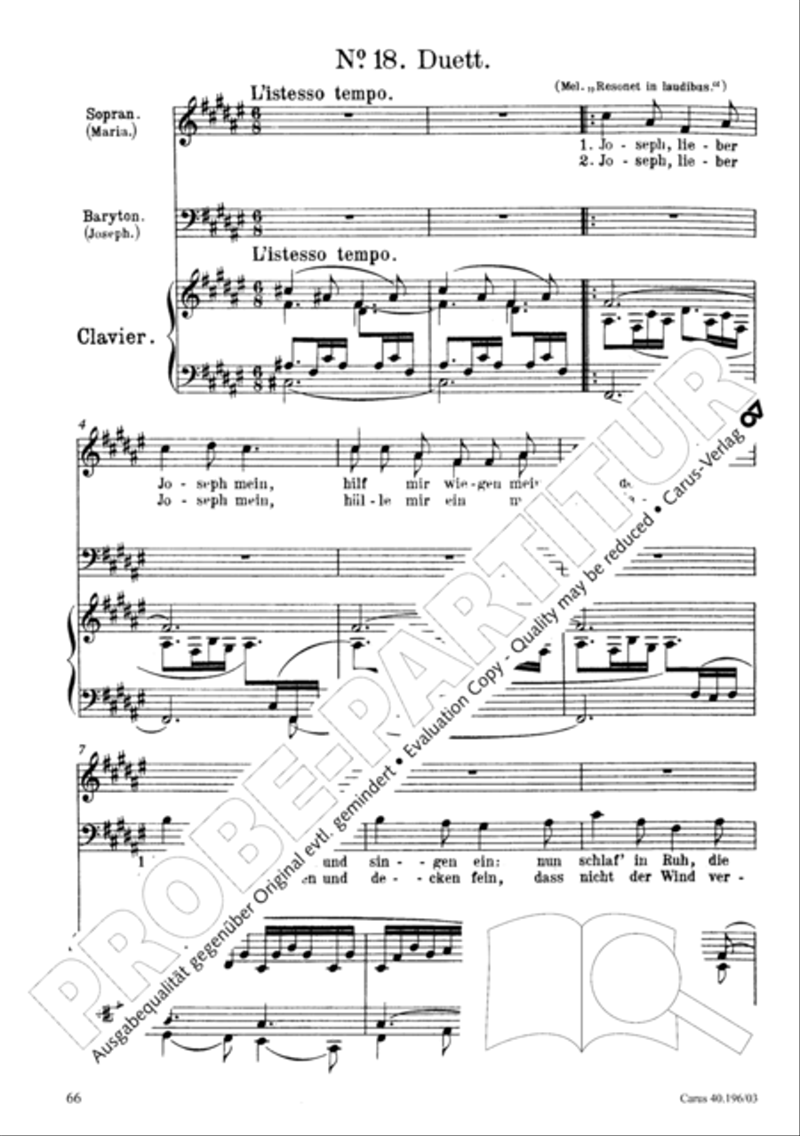 Die Geburt Christi SSA scores gallery preview page 67