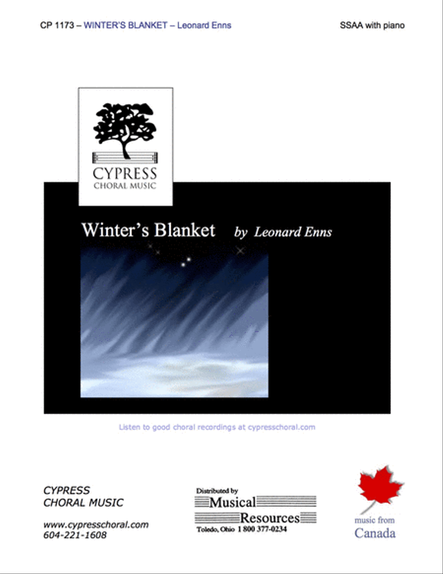 Winters Blanket SSAA scores gallery preview page 1