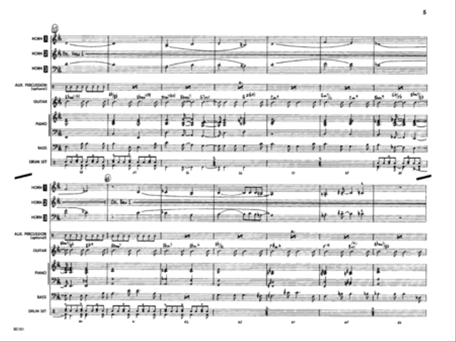 Bossa Sin Nombre Bossa Sin Nombre Jazz Ensemble scores gallery preview page 5