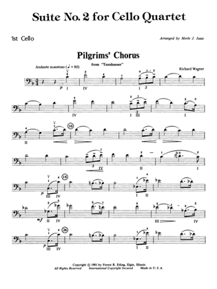 Highland/Etling Cello Quartet Series: Suite No. 2: Cello