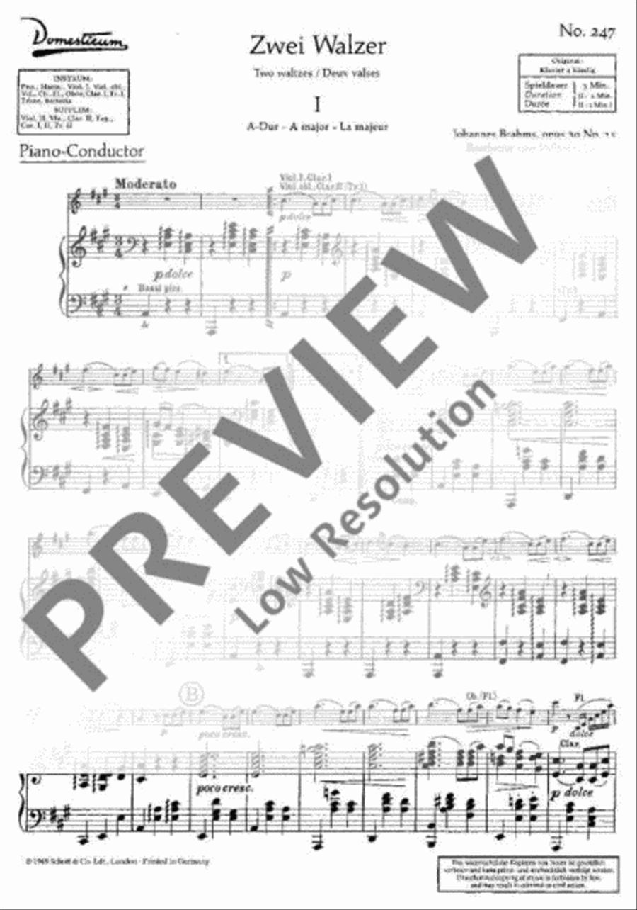 2 Waltzes Orchestra scores gallery preview page 2